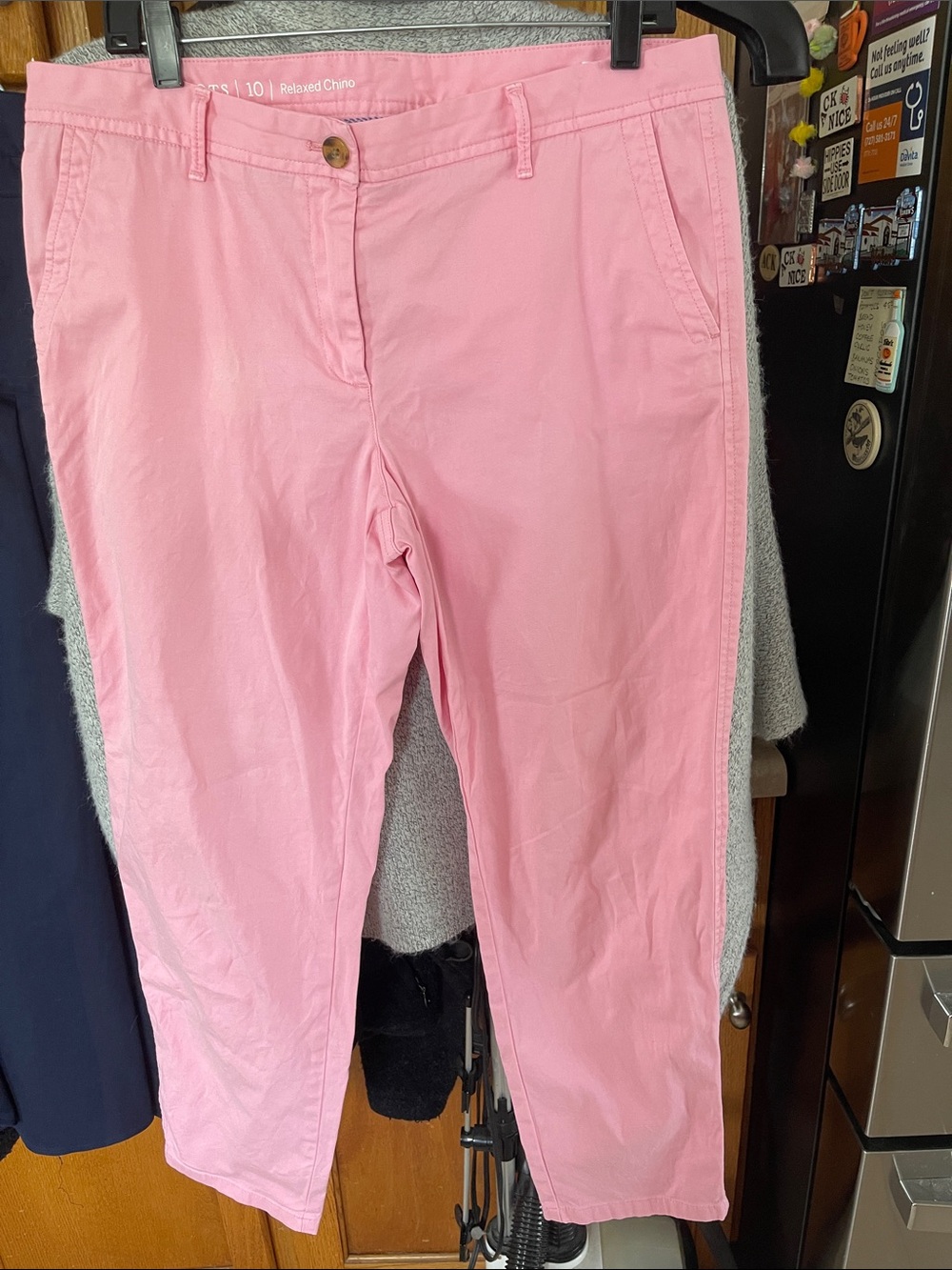 Talbots Related Chino Pants Light Pink Cotton Straight Size 10